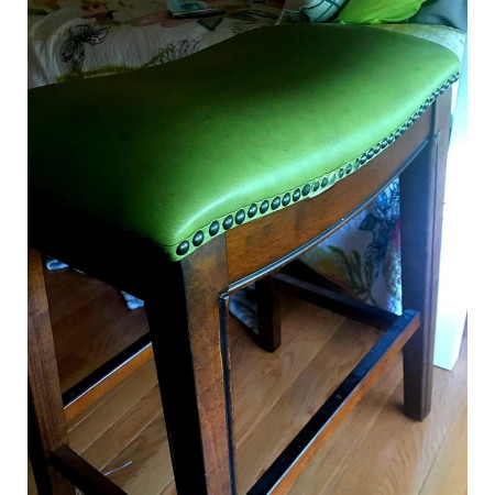 Saddle Green - H 74cm : Ghế Quầy Bar , Đảo Bếp 